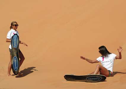 Olympic triathlon champion Emma Snowsillattends Laureus World Sports Awards