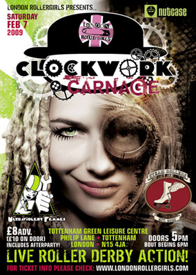 CLOCKWORK CARNAGE: Steam Rollers v Ultraviolent Femmes CLOCKWORK CARNAGE: Steam Rollers v Ultraviolent Femmes