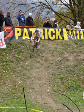 Womens Cycling-Helen Wyman-Switzerland for the first round of the UCI World cup cyclo-cross season at the UCI headquarters in Aigle.