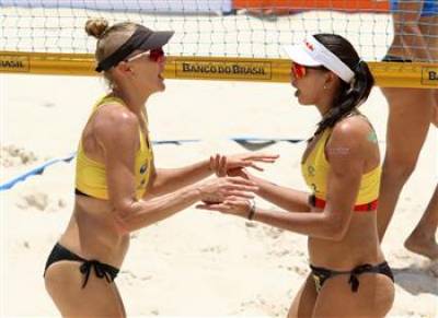 Women sport news - Mari takes positives from beach volleyball debut