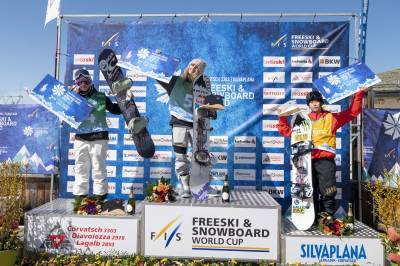 Women sport news - Anna Gasser (AUT) triumphs at the  Snowboard World Cup Corvatsch 2022 in Silvaplana
