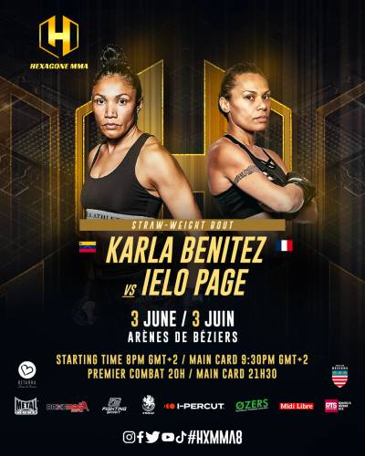 Women sport news - HXMMA 8 PRESENTS: KARLA BENITEZ VS STEPHANIE IELO PAGE