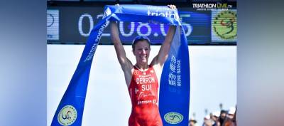 Women sport news - Julie Derron earns first-ever World Cup title in China