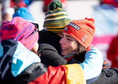 Women sport news - Merle Malou Fraebel wins the women’s singles luge competition in Lusanne