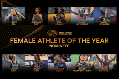 Women sport news - NOMINEES ANNOUNCED FOR FEMALE WORLD ATHLETE OF THE YEAR 2020