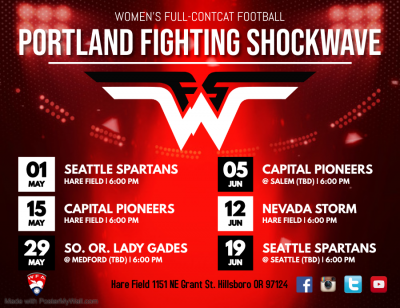 Women sport news - Portland Fighting Shockwave Season