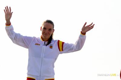 Women sport news - Spain sweeps gold in the Aquathlon debut at the ANOC World Beach Games