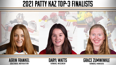 Women sport news - Three Finalists Announced for 2021 Patty Kazmaier Memorial Award