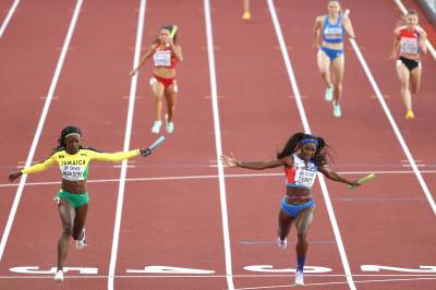 Women sport news - USA and Canada claim 4x100m upsets on dramatic penultimate day in Oregon