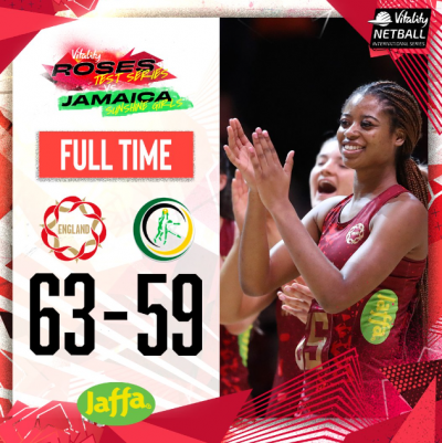Women sport news - Vitality Roses clinch victory against Jamaica in the final game