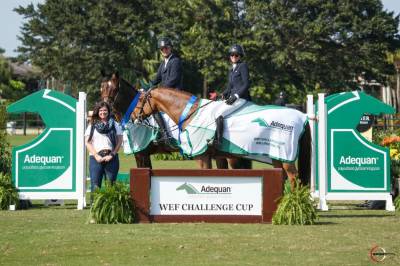 Women sport news - Wolff and Cook Share Victory in $37,000 Adequan® WEF Challenge Cup Round VI CSI3*